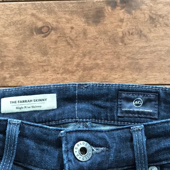 AG Farrah High-Rise Skinny Jeans- Size 27 - Picture 5 of 8